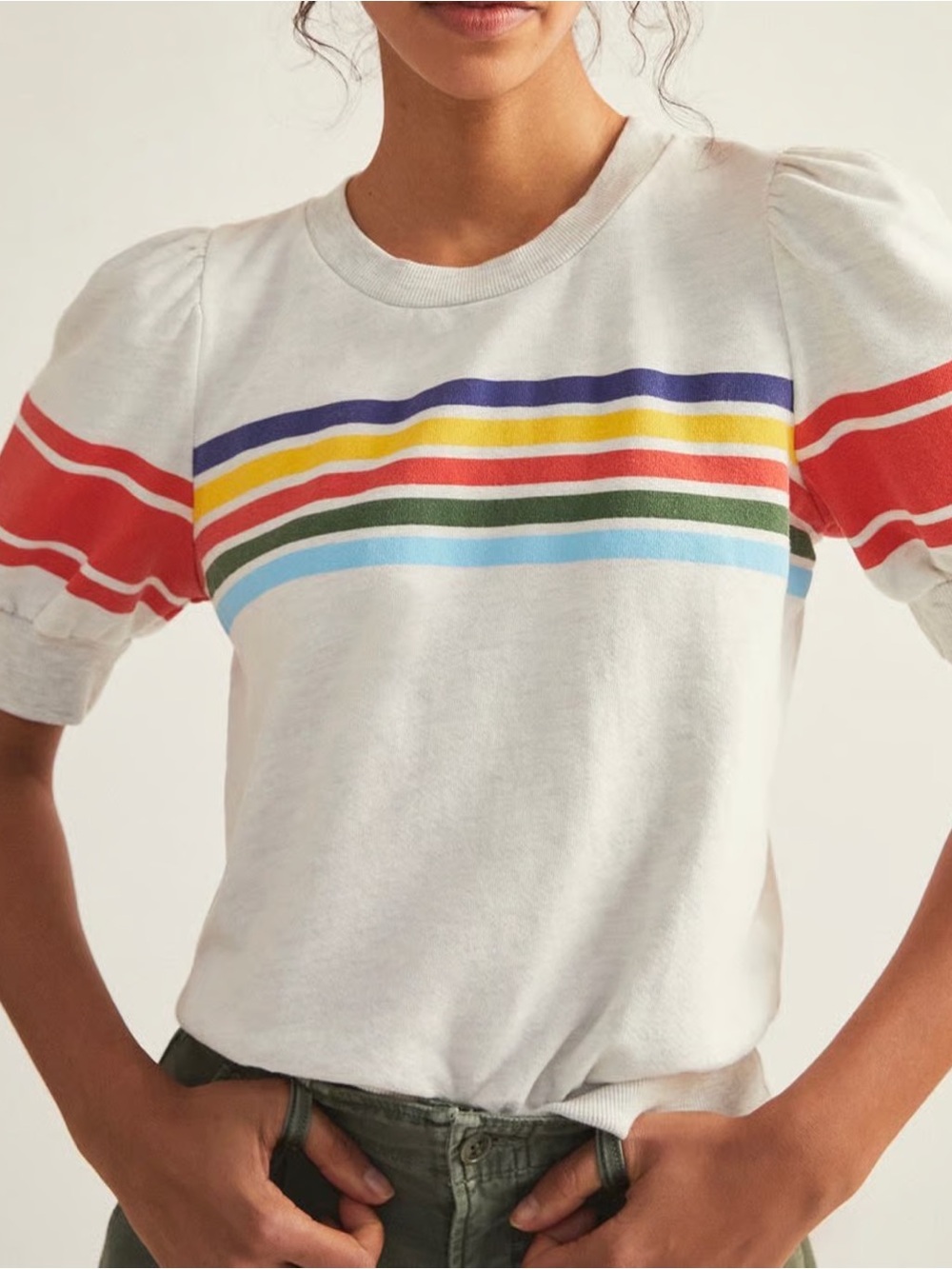 Anthropologie T.La Puff Sleeve Top